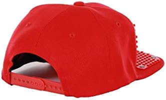 Red Brick Building Block Snapback Hat