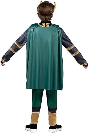 Marvel Loki Youth Halloween Costume Padded Jumpsuit