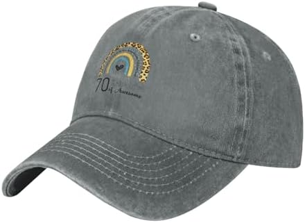70th Birthday Baseball Cap for Women Men
