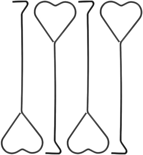 Hemoton 4pcs Heart Candle Wick Dippers