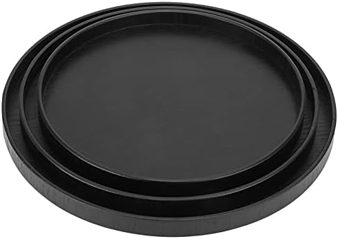 Gigicial Wooden Round Decorative Tray