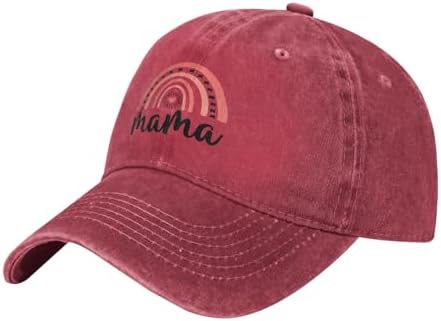 RTATBY Mama Vintage Washed Denim Baseball Cap