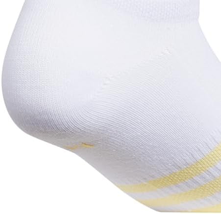 adidas Girls Athletic Socks 6-Pair No Show Superlite 30