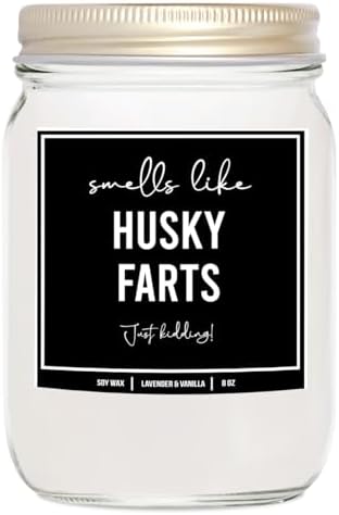 You Nique Designs Lavender Vanilla Husky Candle 8oz 1