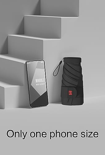 Moorrlii Mini Travel Umbrella - UPF 50 Windproof and Lightweight