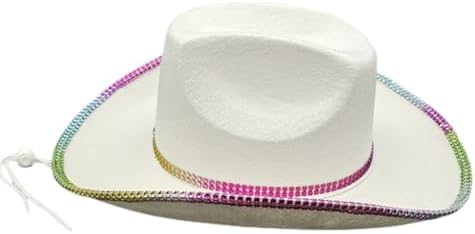 Diamond-Studded Cowboy Hat for Boys and Girls