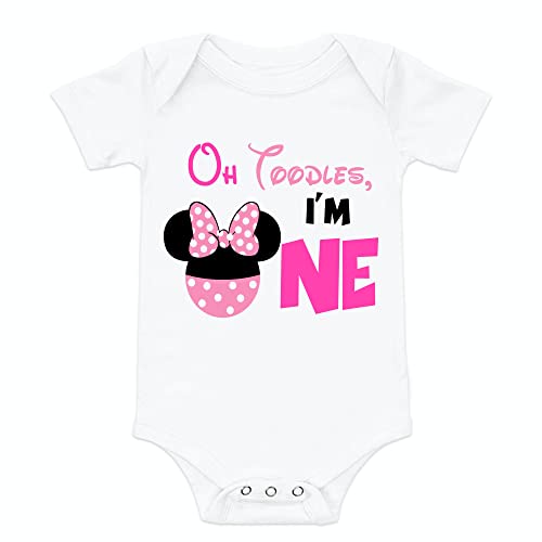 Minnie Birthday Bodysuit for 12-Month Baby Girl