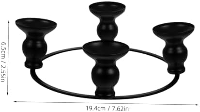 PRETYZOOM Wrought Iron Candle Holder Ring