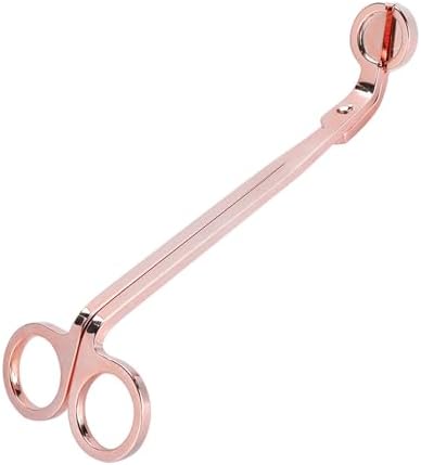 Stainless Steel Candle Wick Trimmer with Plated Finish