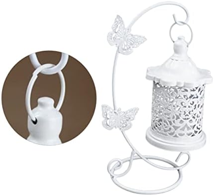 Zerodeko Wrought Iron Bird Cage Candlestick Holder 1