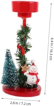Whimsical Snowman Candle Holder for Christmas and Wedding Decor