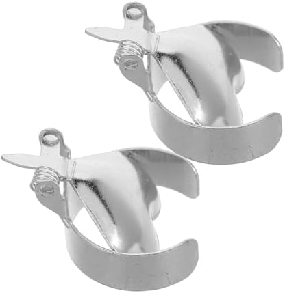 Yardenfun 2Pcs Heart Shaped Metal Candle Snuffer