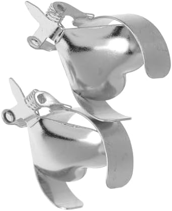 ZUNOXAZ 2-Pack Heart Design Metal Candle Snuffer