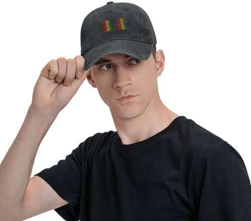 Leopard Print Baseball Cap - Washed Denim Lightweight Breathable