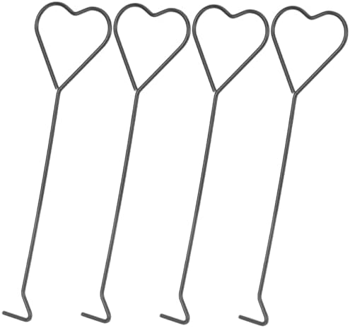 Happyyami Iron Heart-Shaped Candle Wick Dipper 4 Pack