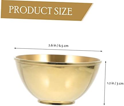 PRETYZOOM Gold Trim Decorative Serving Bowl