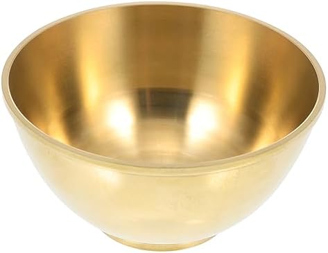 PRETYZOOM Gold Trim Decorative Serving Bowl