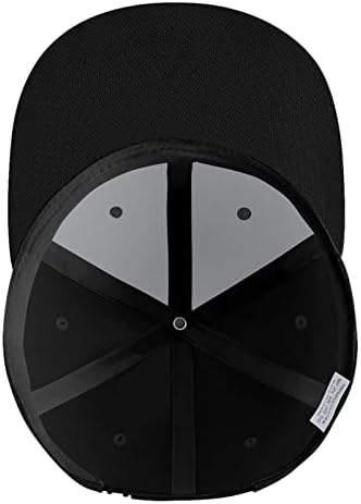 Doukabft Baseball Cap Black Adjustable Vintage Style