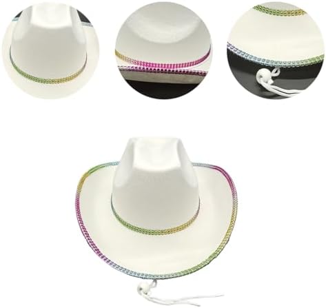 Diamond-Studded Cowboy Hat for Boys and Girls