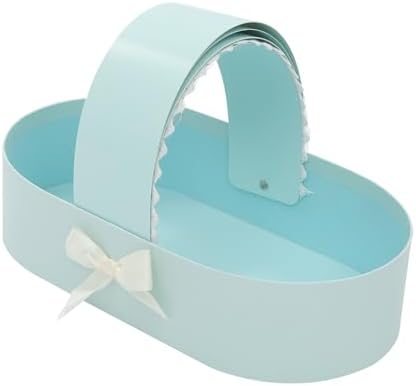 Liffshsy 10pcs Blue Cradle Flower Basket Gift Boxes