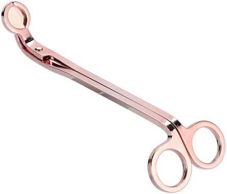 Stainless Steel Candle Wick Trimmer with Plated Finish