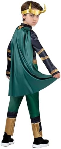 Marvel Loki Youth Halloween Costume Padded Jumpsuit