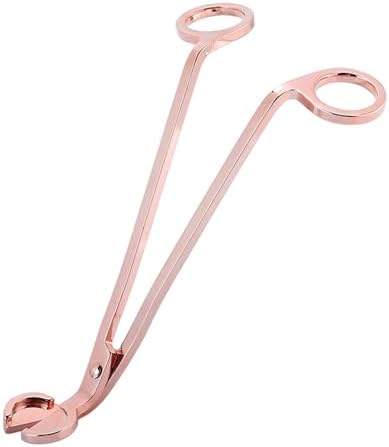Stainless Steel Candle Wick Trimmer with Plated Finish