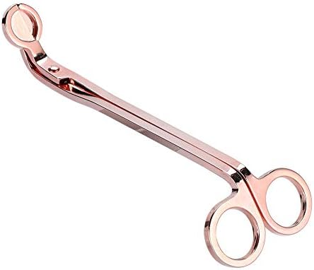 Yuecoom Rose Gold Candle Wick Trimmer Scissors 1
