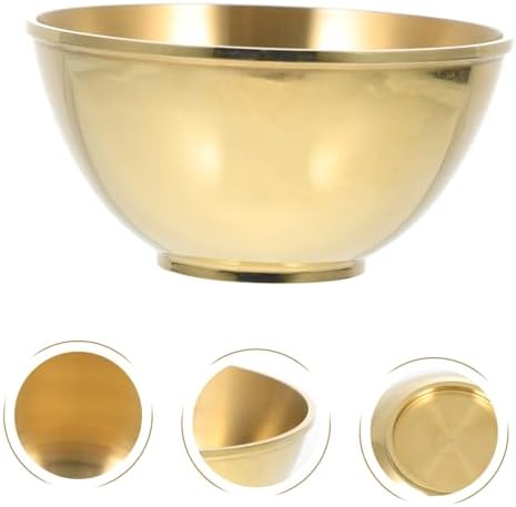 STOBAZA Gold Copper Decorative Offering Bowl 1