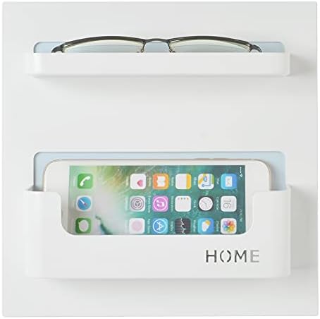 MATIMASU Bedside Shelf Organizer - Wall Mounted 87 x 87 x 2 Inches White