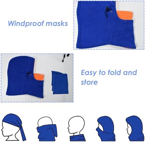 Child Ski Warm Hat with Full Face Mask and Neck Gaiter