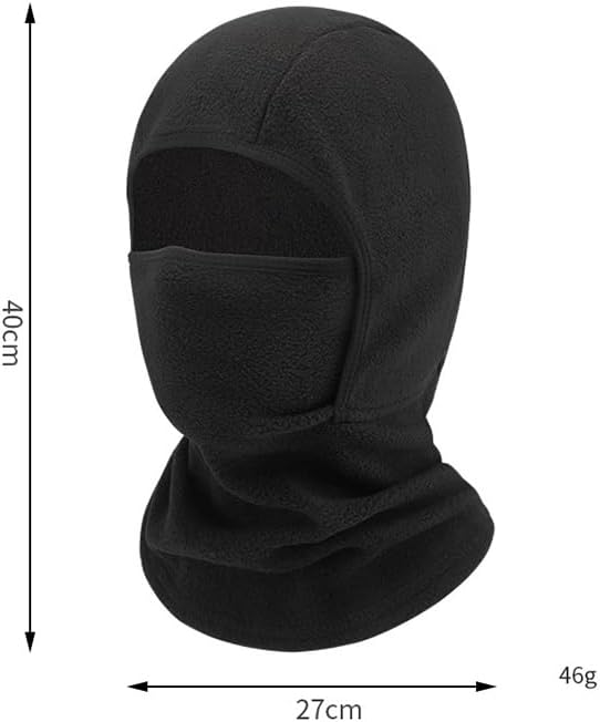 GSHLLO Kids Navy Blue Fleece Ski Mask Neck Warmer