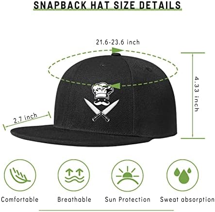 Adjustable Snapback Hat Black Rock N Roll