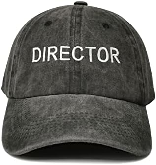 Hepandy Embroidered Director Hats for Men Women 1