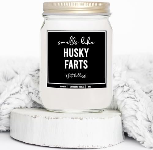 You Nique Designs Lavender Vanilla Husky Candle 8oz 1