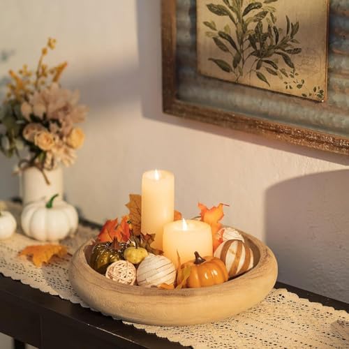 Handcrafted Paulownia Wood Decorative Bowl 1