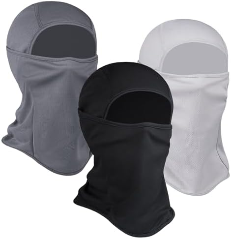 3 Pack Balaclava Ski Masks - UPF 50 Windproof Winter Face Cover