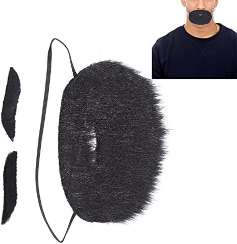 Balit Halloween Costume Plush Beard Eyebrows Set
