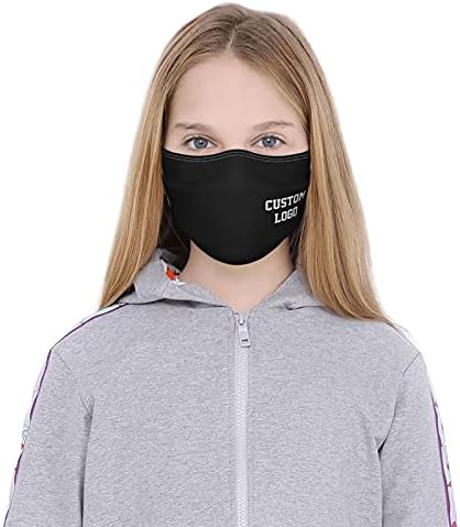 Custom Reusable Cloth Mask with Photo Text Logo