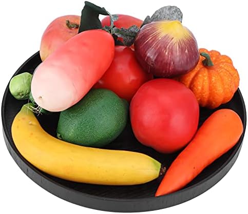 Gigicial Wooden Round Decorative Tray