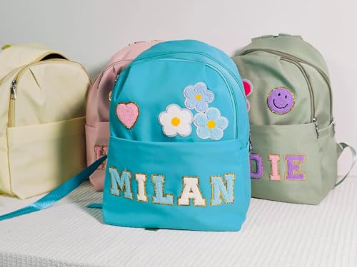 Personalized Toddler Backpack with Chenille Name 10x5x13
