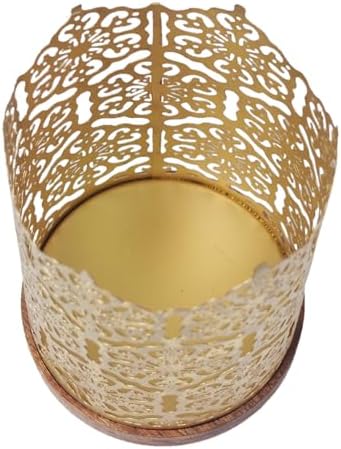 Hosley Gold Candlestick Holder 75 Inch High