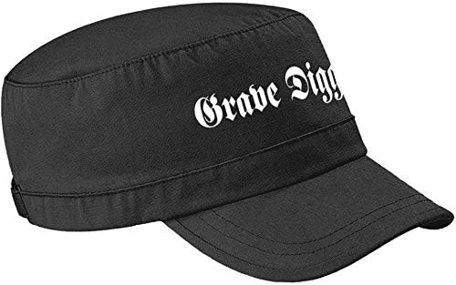 Grave Digger Army Cap Band Logo Official Black 1
