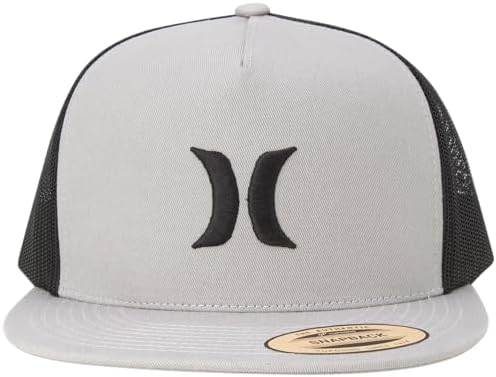 Hurley Mens Flat Brim Snap Back Baseball Cap