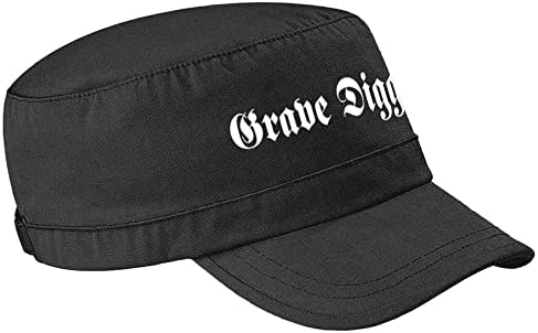 Grave Digger Army Cap Band Logo Official Black 1
