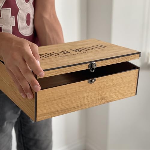 Personalized Wooden Keepsake Box for Memories 1
