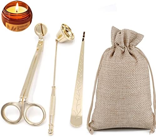 3 in 1 Candle Care Tool Set with Gold Trim