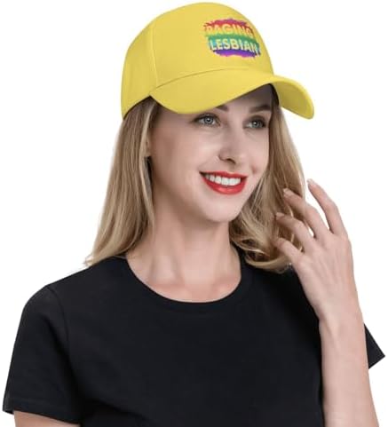 Raging Lesbian Curved Brim Snapback Hat for Men Women