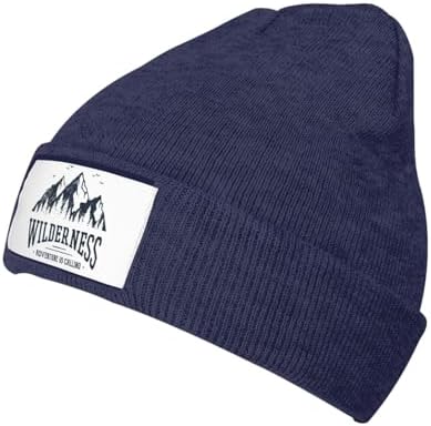 Winter Warm Knitted Hat for Girls Black Cap