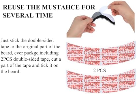 Self Adhesive Fake Mustache for Halloween Costume